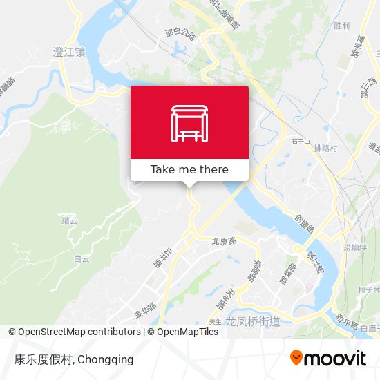 康乐度假村 map