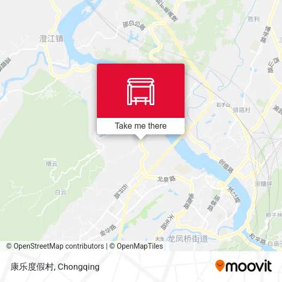 康乐度假村 map