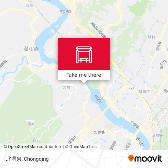 北温泉 map