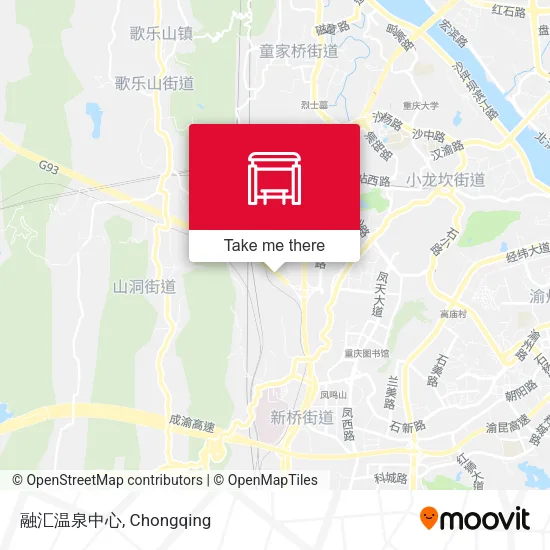 融汇温泉中心 map