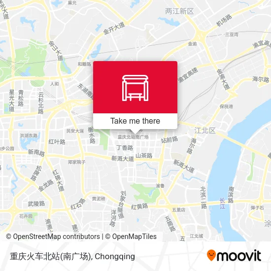 重庆火车北站(南广场) map