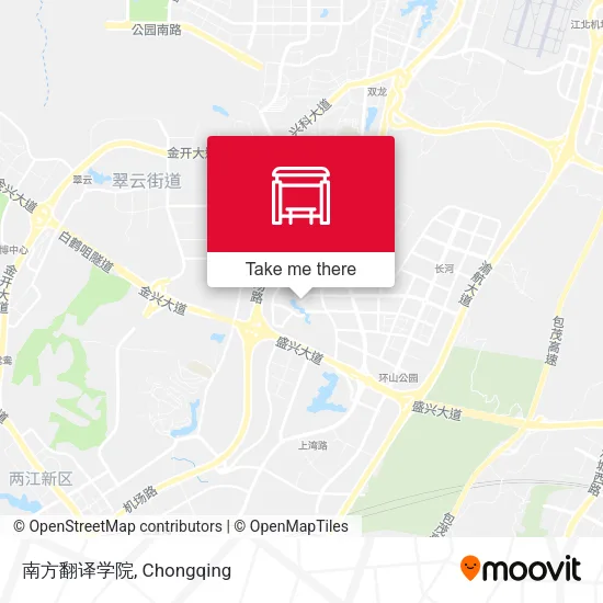 南方翻译学院 map