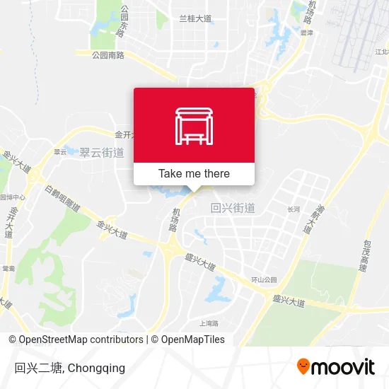 回兴二塘 map