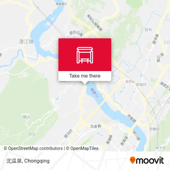 北温泉 map