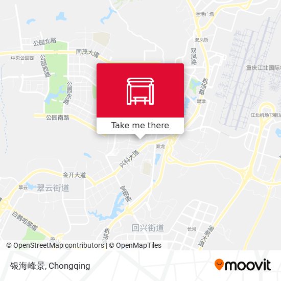 银海峰景 map