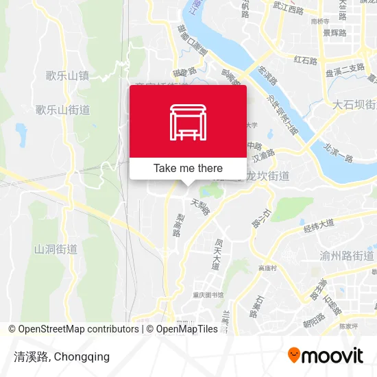 清溪路 map
