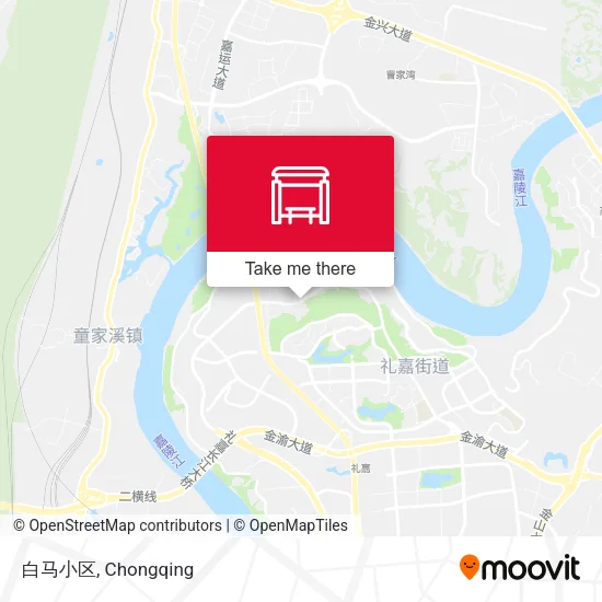 白马小区 map