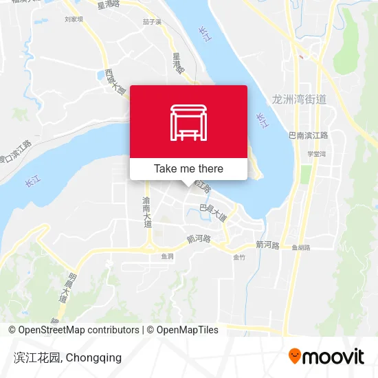 滨江花园 map