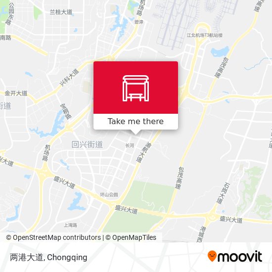 两港大道 map