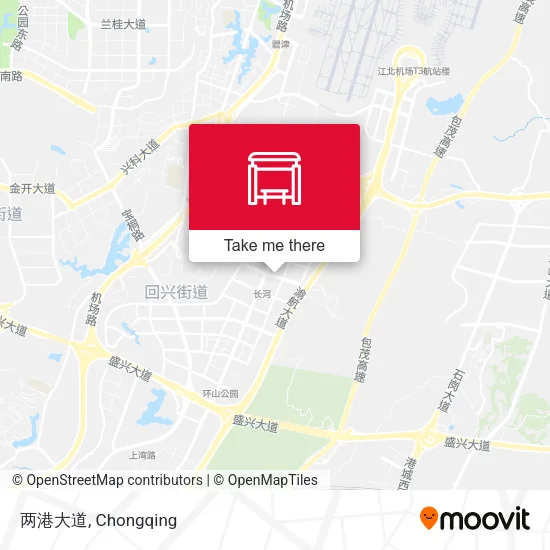 两港大道 map