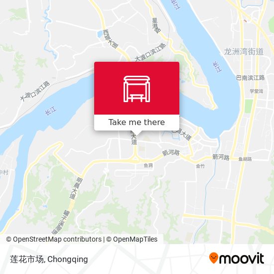 莲花市场 map