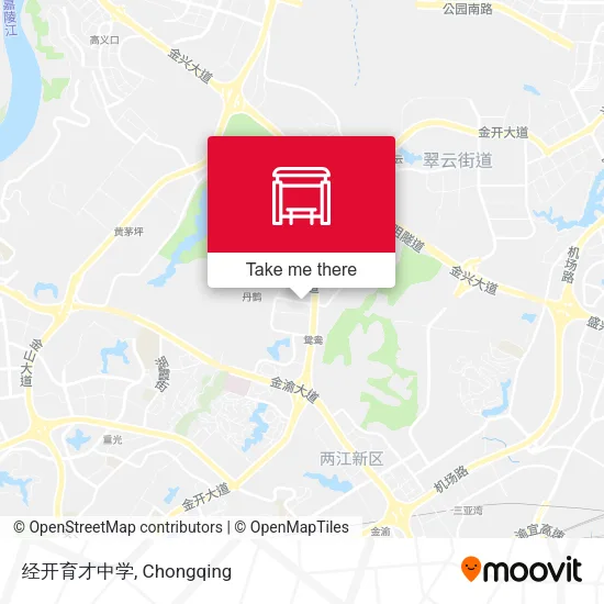 经开育才中学 map