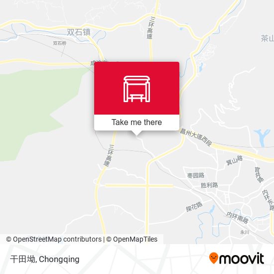 干田坳 map
