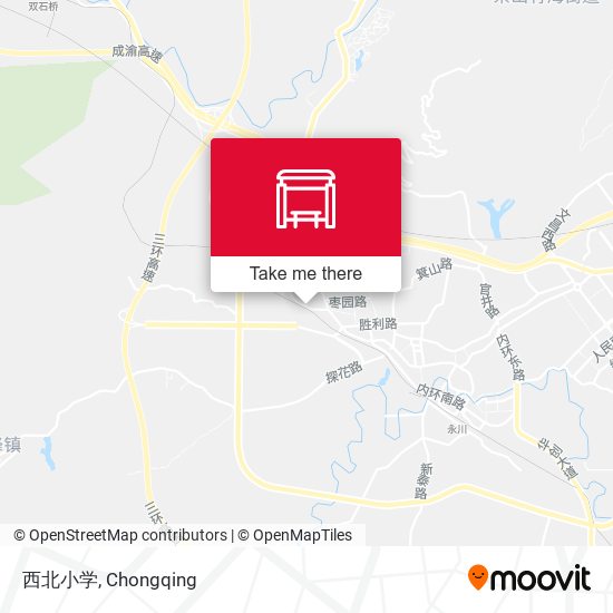 西北小学 map