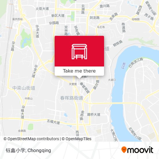 钰鑫小学 map