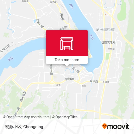 宏源小区 map