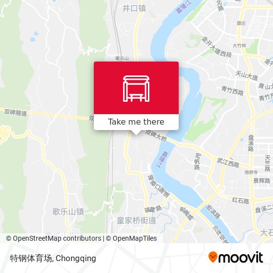 特钢体育场 map
