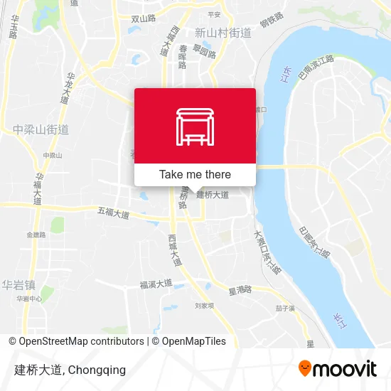 建桥大道 map