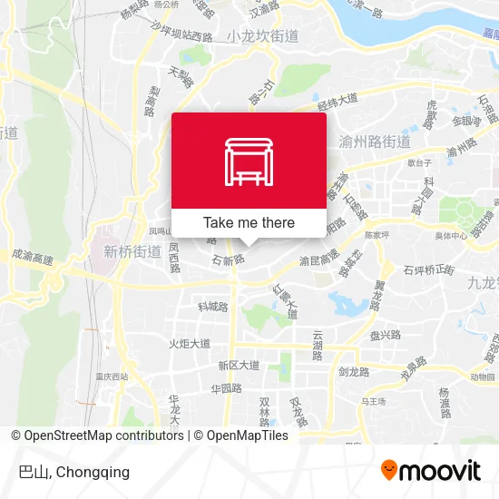 巴山 map