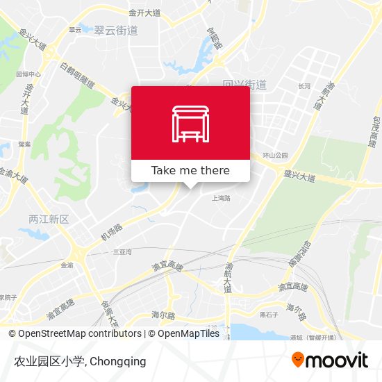 农业园区小学 map