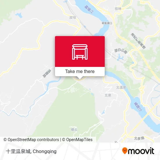 十里温泉城 map