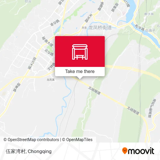 伍家湾村 map