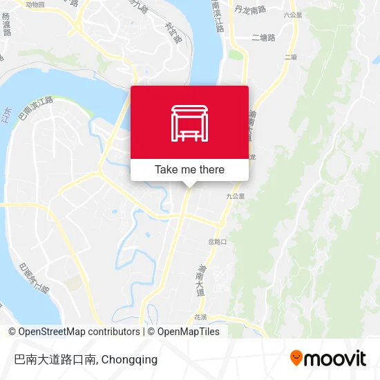 巴南大道路口南 map