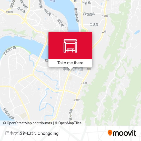 巴南大道路口北 map