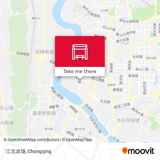 江北农场 map