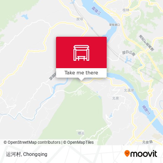 运河村 map