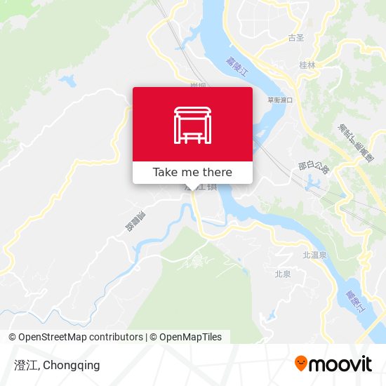 澄江 map
