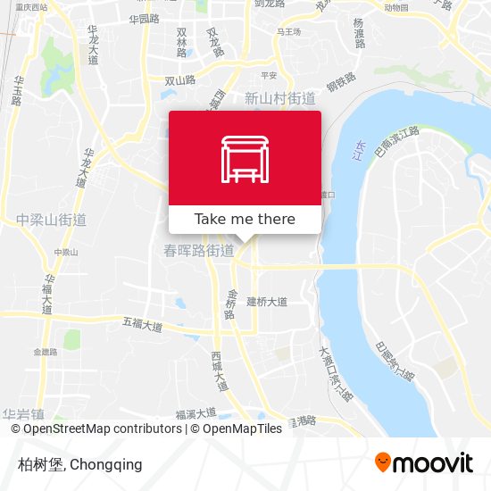 柏树堡 map