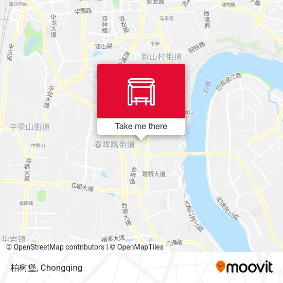柏树堡 map