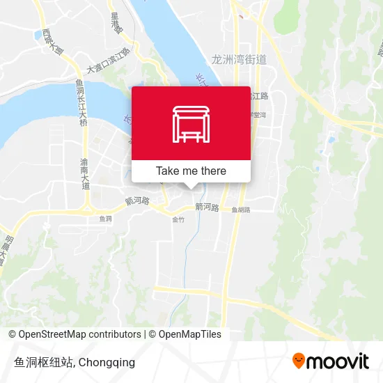 鱼洞枢纽站 map
