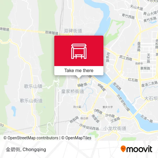金碧街 map