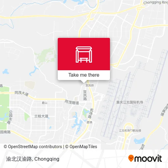 渝北汉渝路 map
