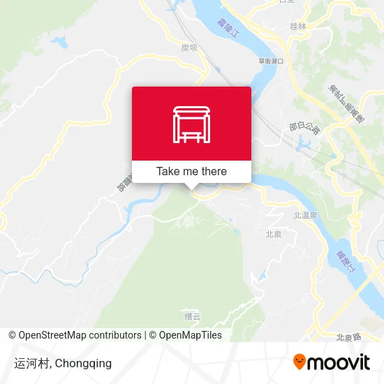 运河村 map