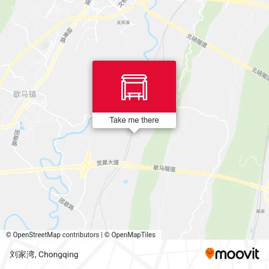 刘家湾 map