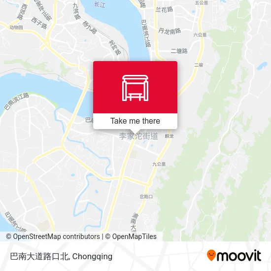 巴南大道路口北 map