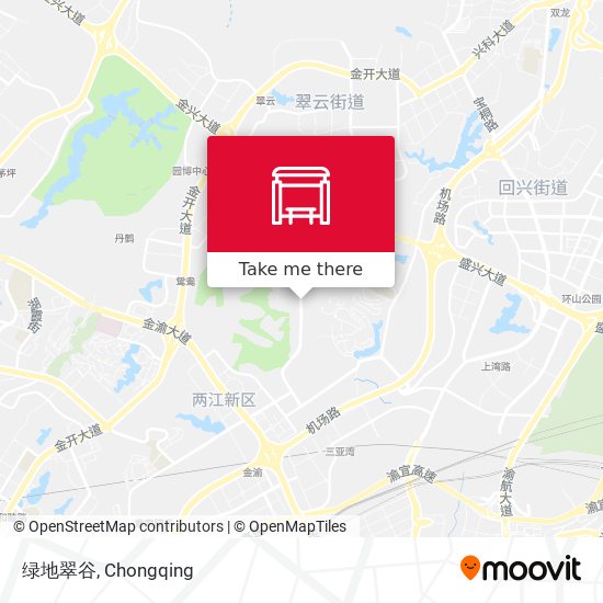 绿地翠谷 map