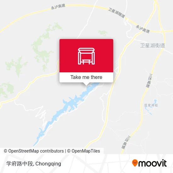 学府路中段 map