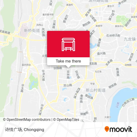 诗情广场 map