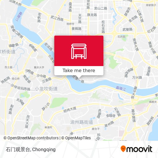 石门观景台 map