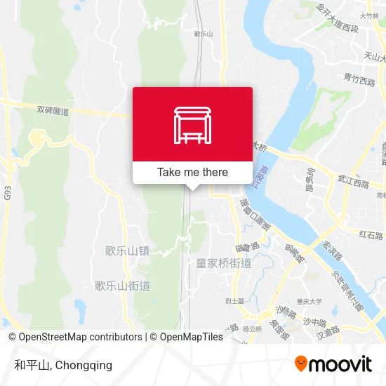 和平山 map