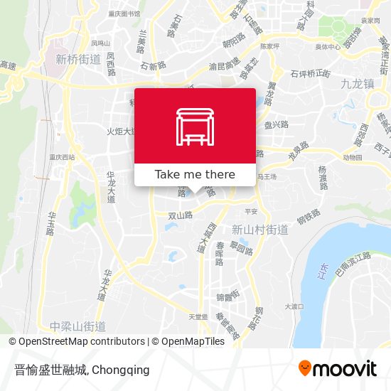 晋愉盛世融城 map