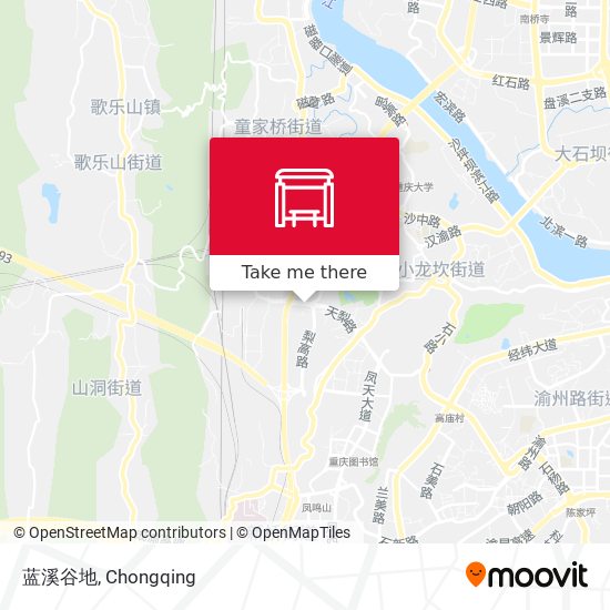 蓝溪谷地 map