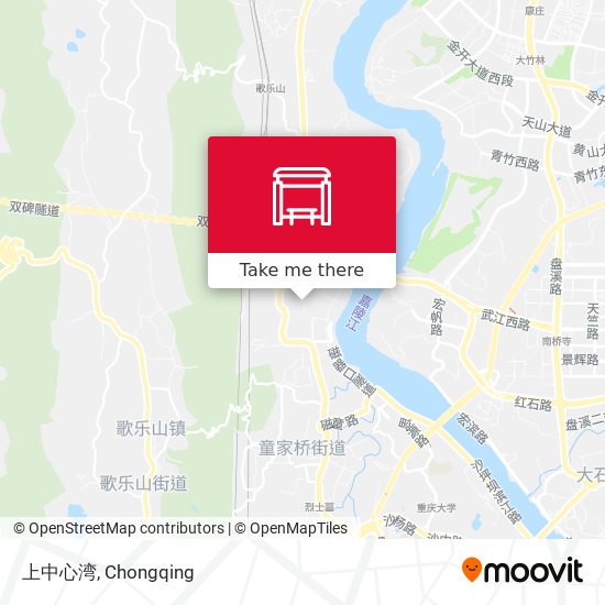 上中心湾 map