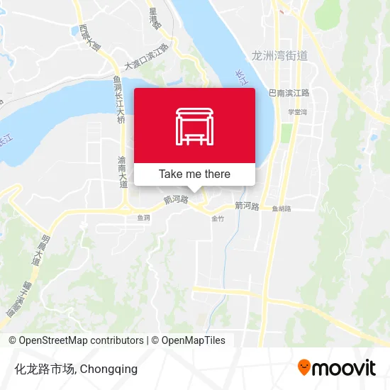化龙路市场 map