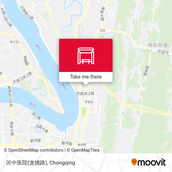 区中医院(龙德路) map