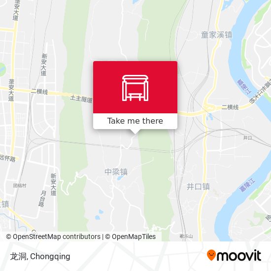龙洞 map